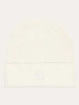 Ribbing hat - Egret