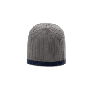 Richardson Charcoal/Navy Rib Knit Beanie