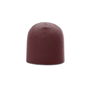 Richardson Maroon Rib Knit Beanie