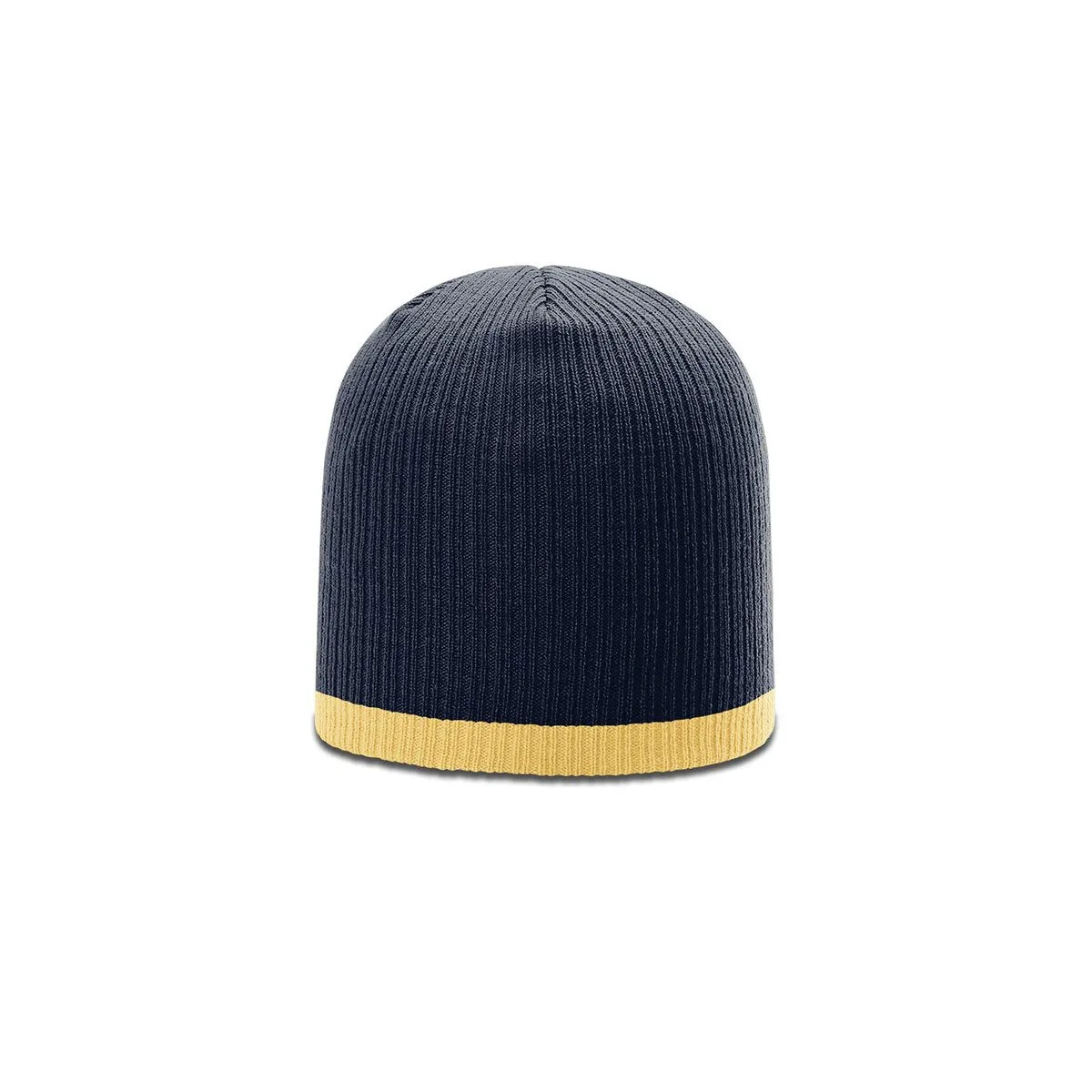 Richardson Navy/Sand Rib Knit Beanie