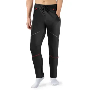 ROCKBROS Men's Black Thermal Long Cycling Pants Windproof & Warm