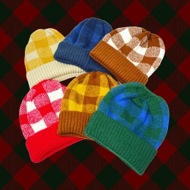 Sam Check Beanie