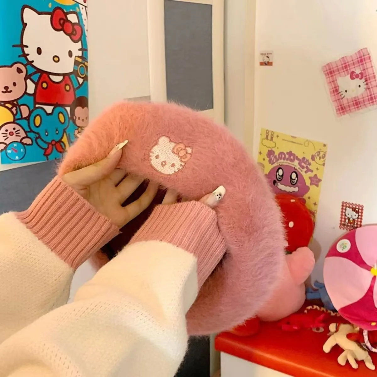 Sanrio Fluffy Beret Hat