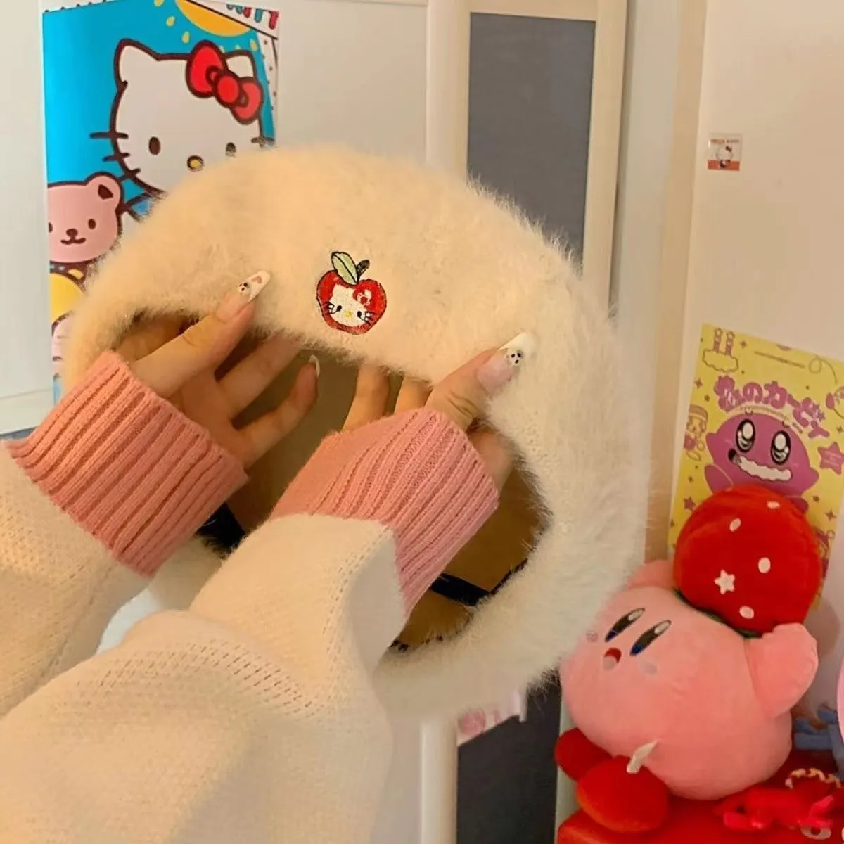 Sanrio Fluffy Beret Hat