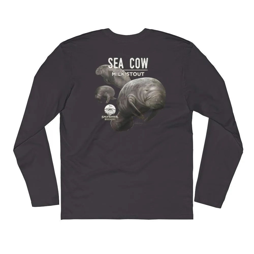 Sea Cow - Long Sleeve Fitted Crew