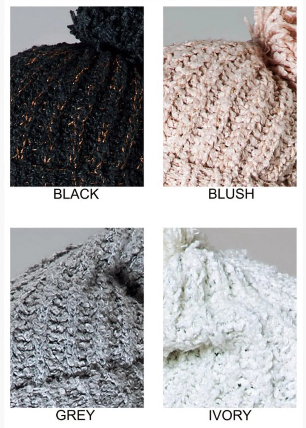 SHIMMERING LUREX BEANIE