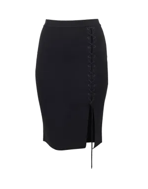 Side Lace Up Skirt