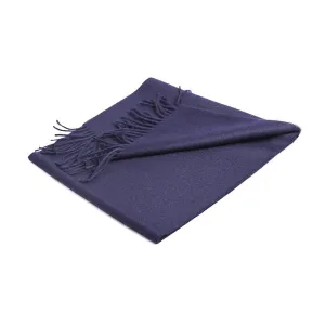 Signature Baby Alpaca Scarf in Navy
