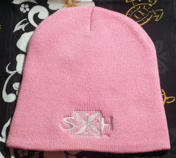 Simply Hawaiian SH Logo Beanie 8 inch Pink