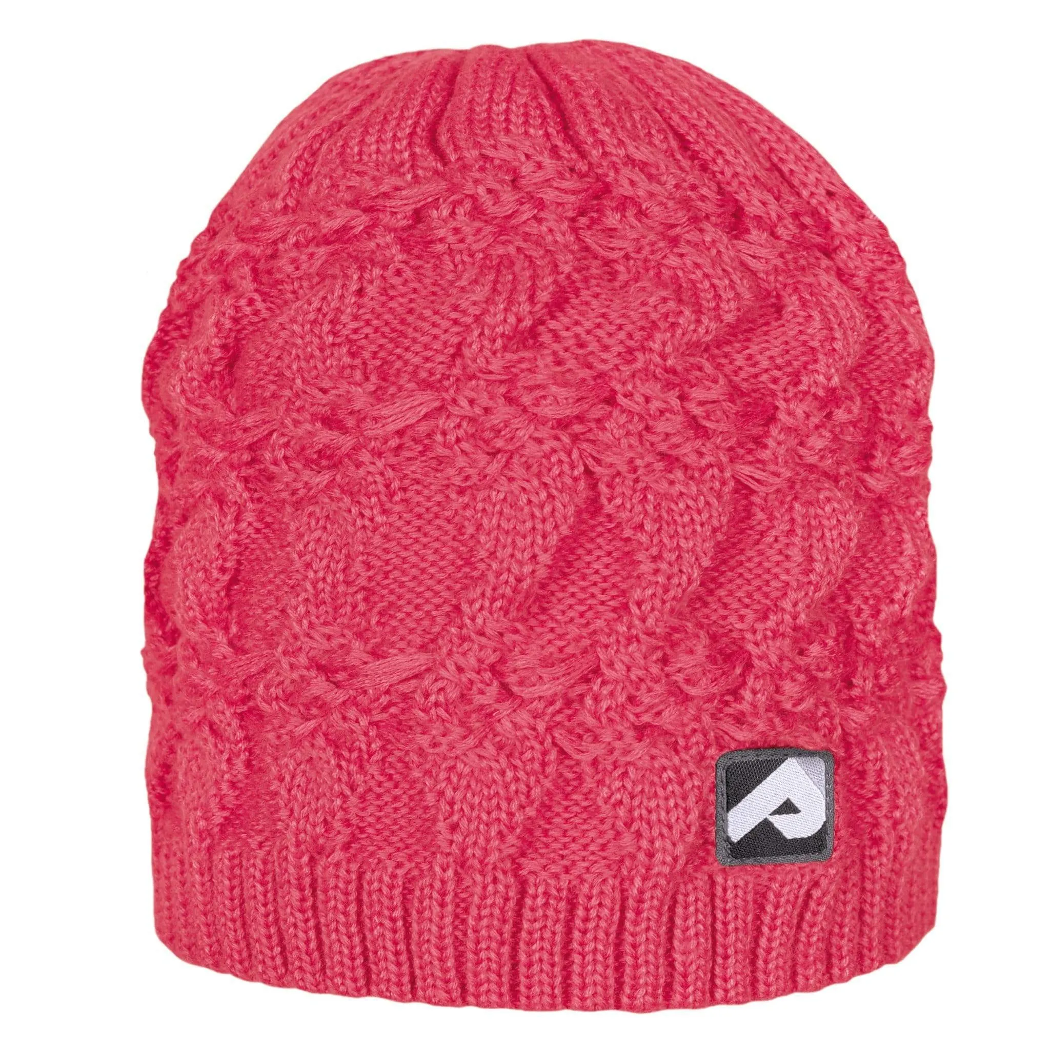 Single layer acrylic beanie - Coral