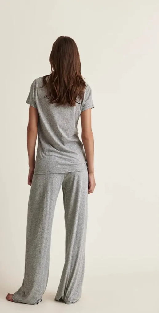 SKIN~ Double layer cotton pants