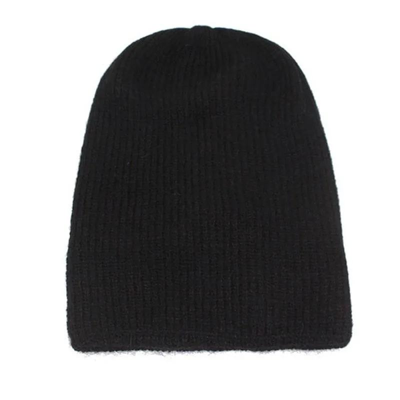 Soft Beanie with Angora Wool