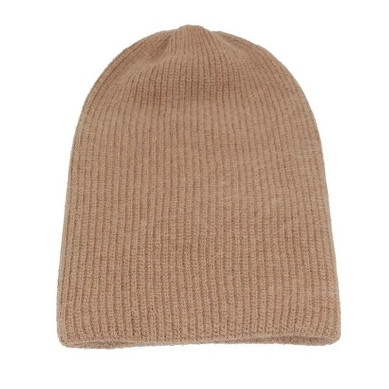 Soft Beanie with Angora Wool