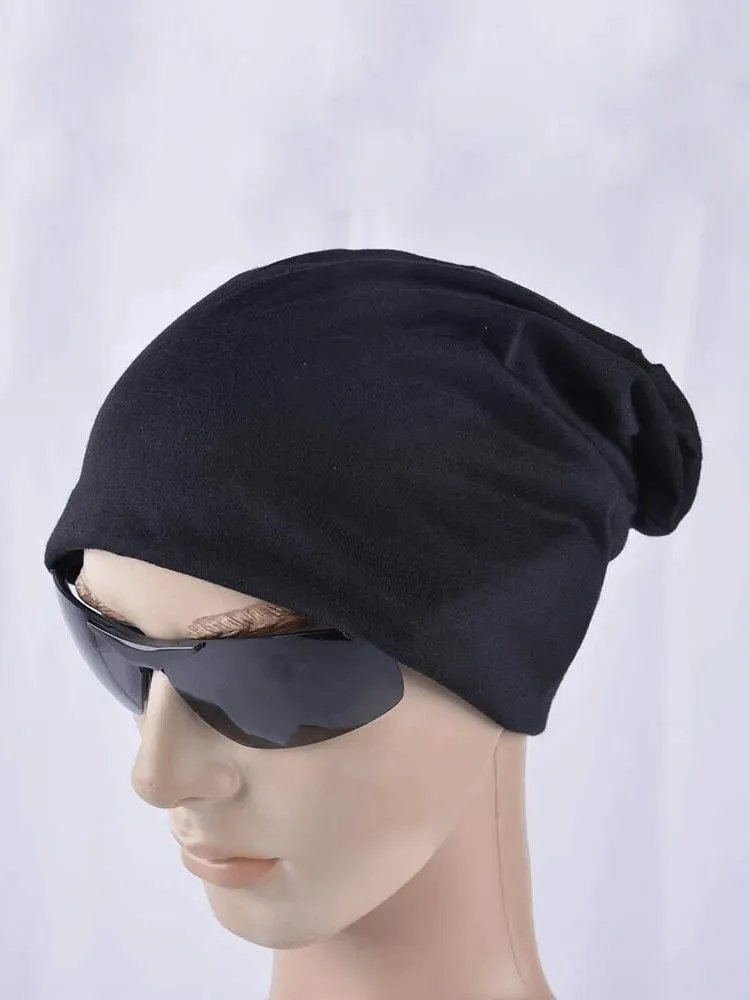 Solid Color Casual Sports Men's Beanie - SF1696