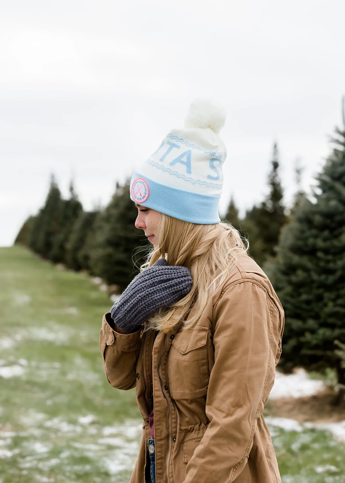 Sota' Winter White Beanie
