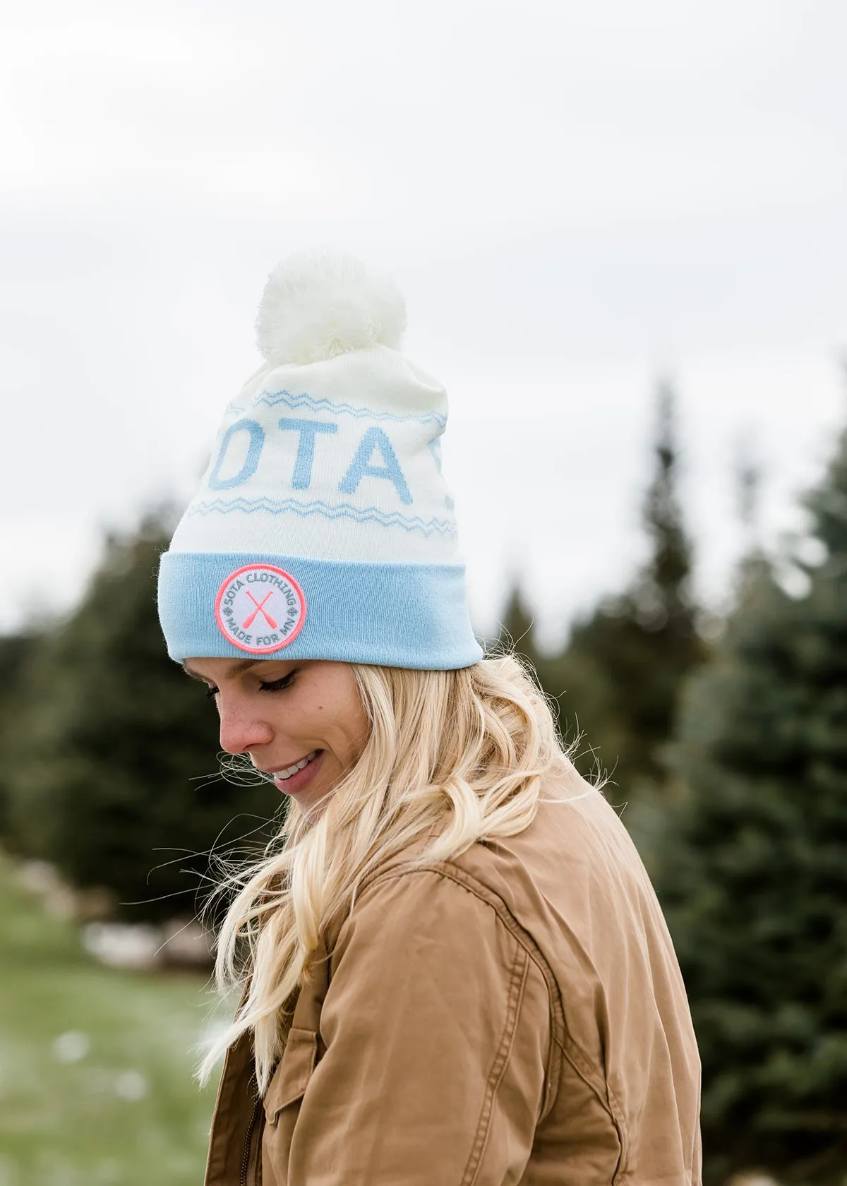 Sota' Winter White Beanie