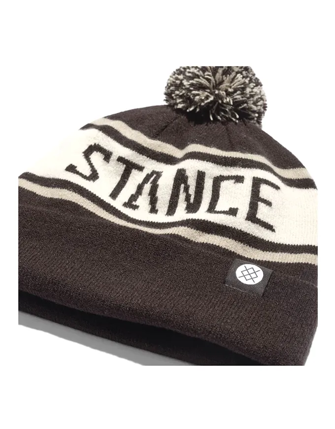 Stance OG Pom Beanie | Black White