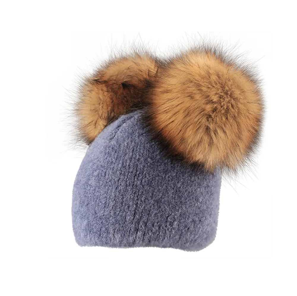 Starling - Bunny Two Pom Beanie