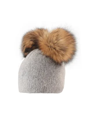 Starling - Bunny Two Pom Beanie