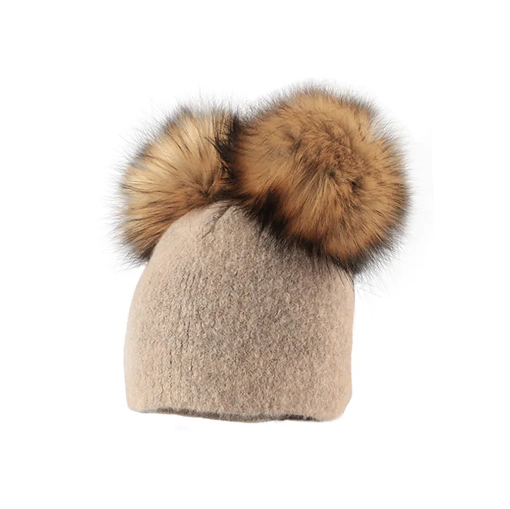 Starling - Bunny Two Pom Beanie