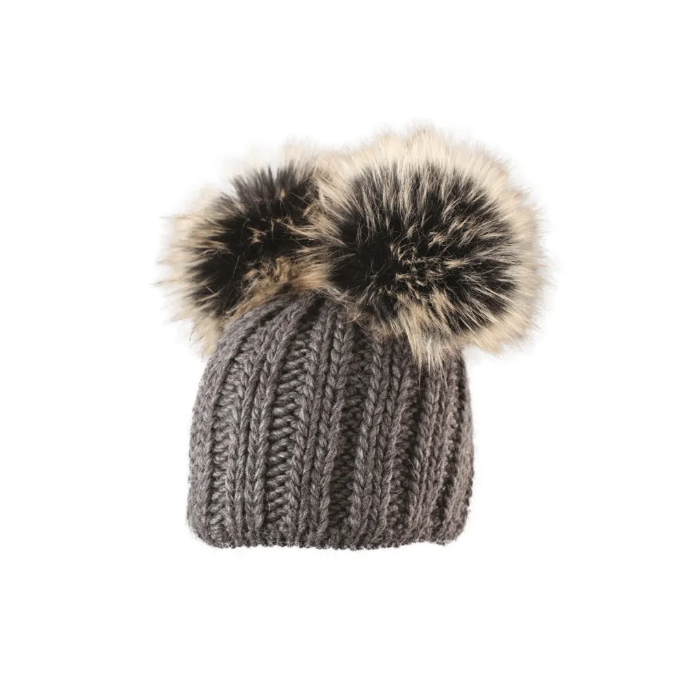 Starling - Bunny Two Pom Beanie