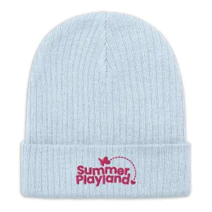 Summer Playland Ribbed Knit Beanie