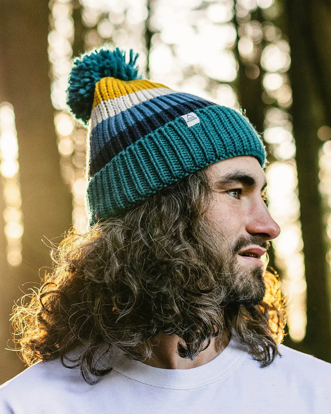 Summit Bobble Hat - Blue Coral