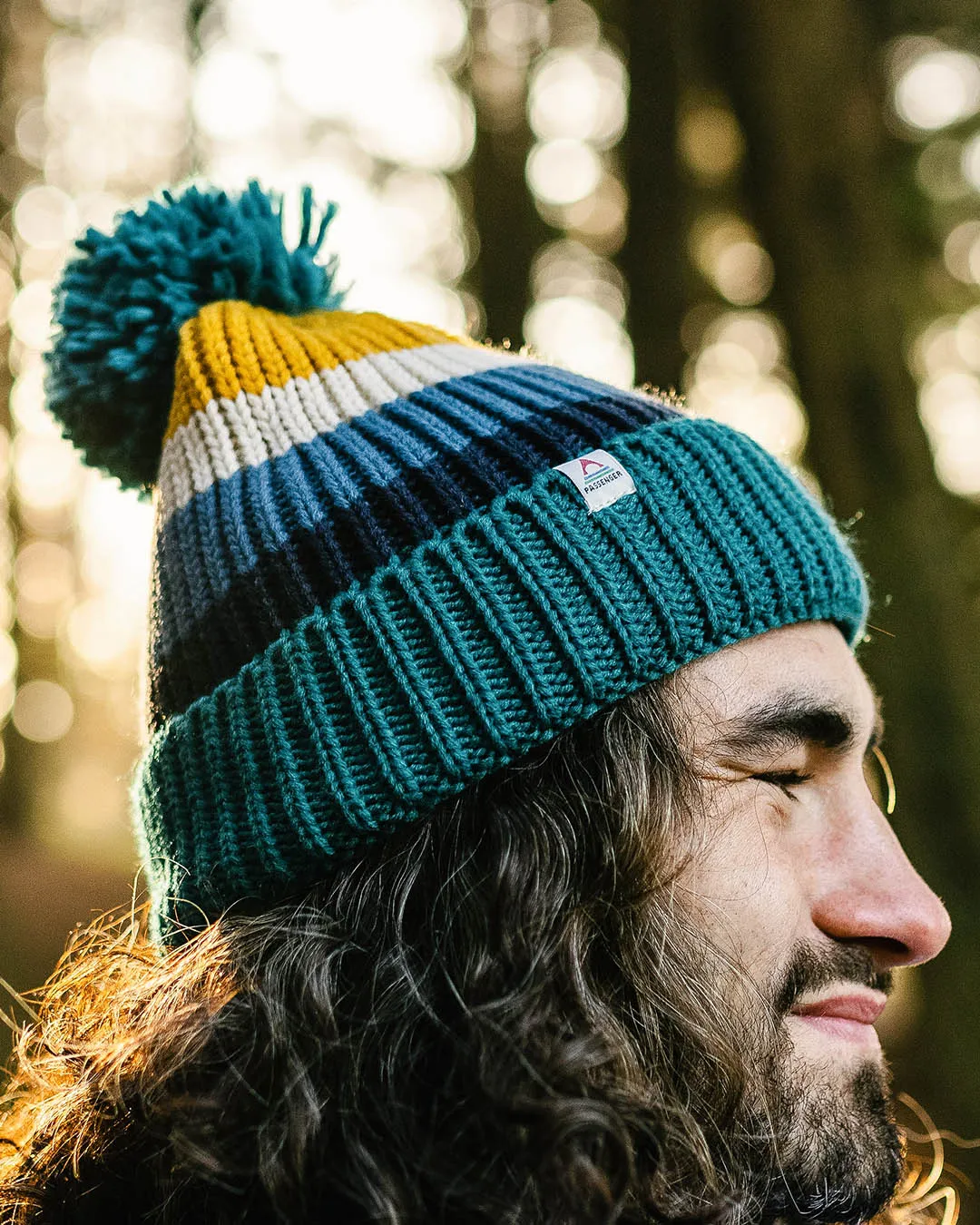 Summit Bobble Hat - Blue Coral