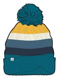 Summit Bobble Hat - Blue Coral