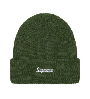 Supreme Loose Gauge Beanie Olive
