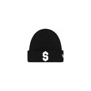 Supreme New Era $ Beanie Black