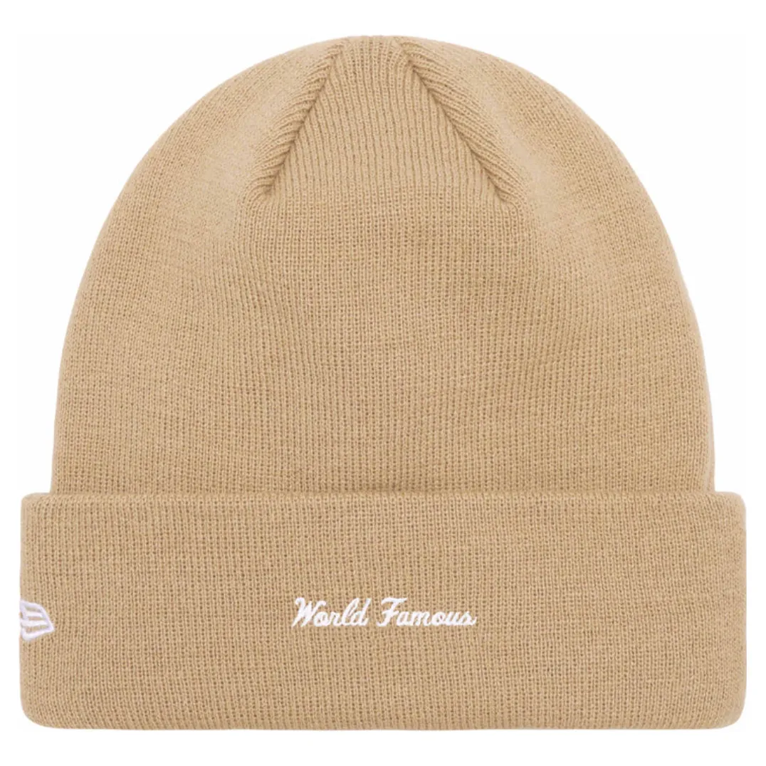 Supreme New Era Box Logo Beanie (FW23) Dark Sand