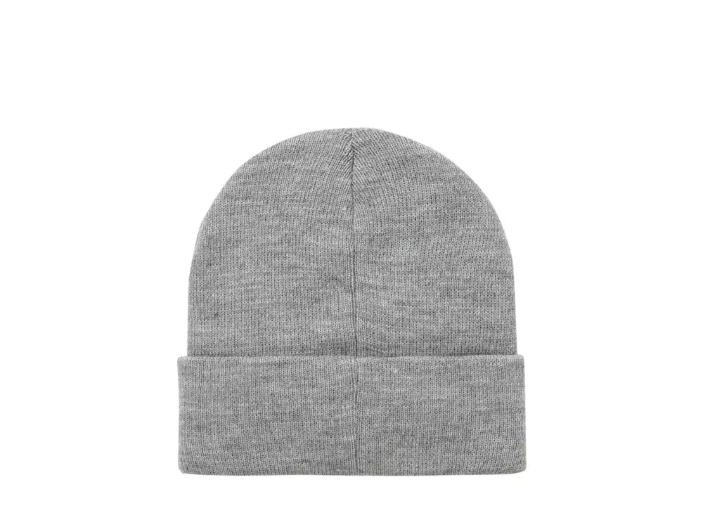 Supreme Stencil Beanie Heather Grey