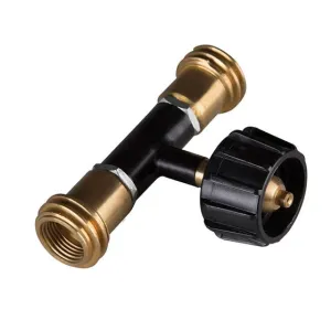 T Connector - Two Bulk Tank Male Fittings