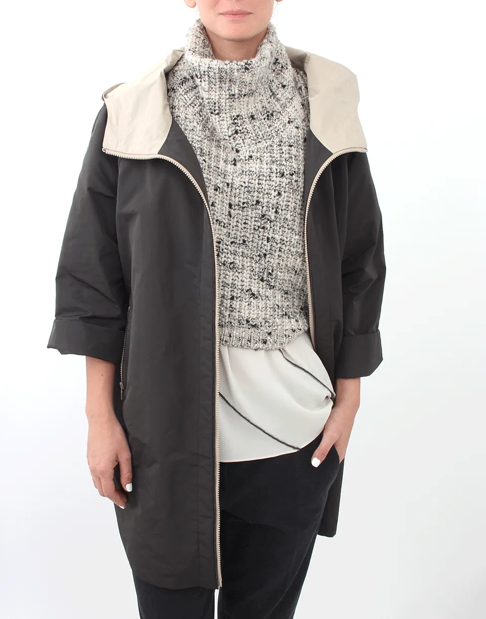 Taffeta Hooded Parka