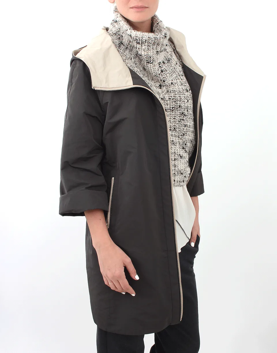 Taffeta Hooded Parka