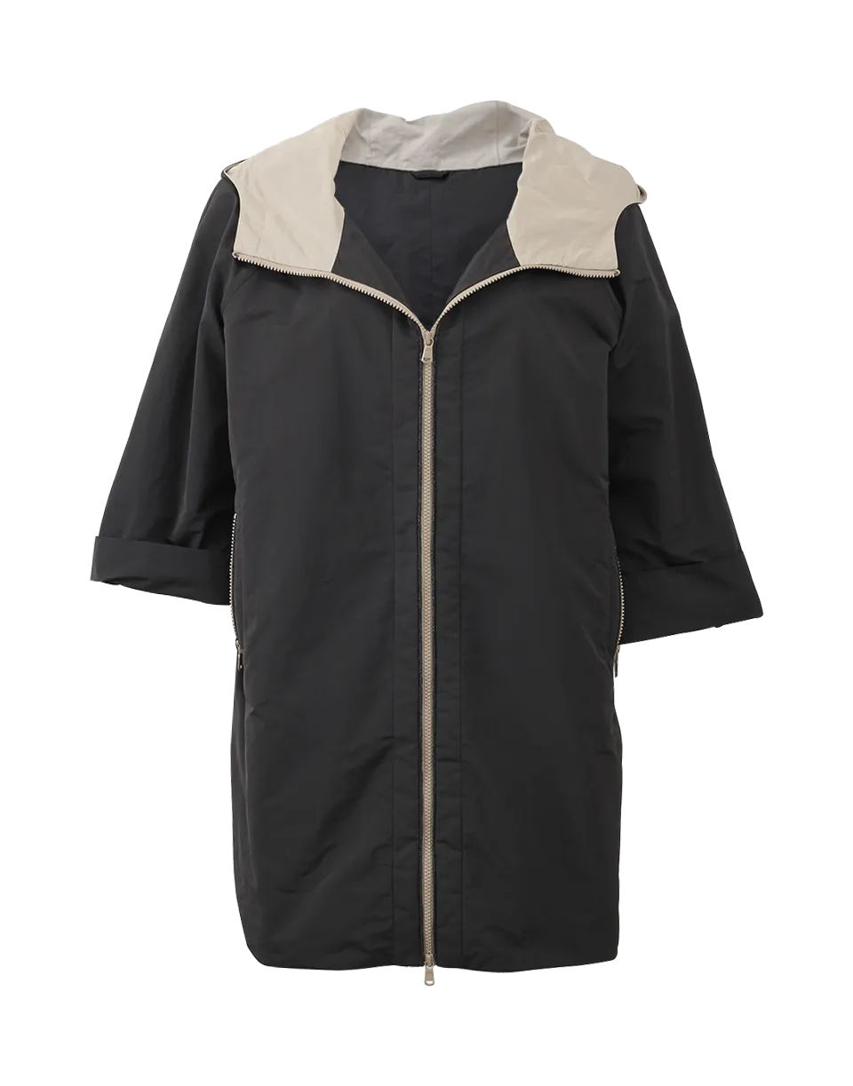 Taffeta Hooded Parka