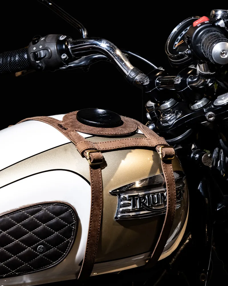 tank strap right side fuel inlet