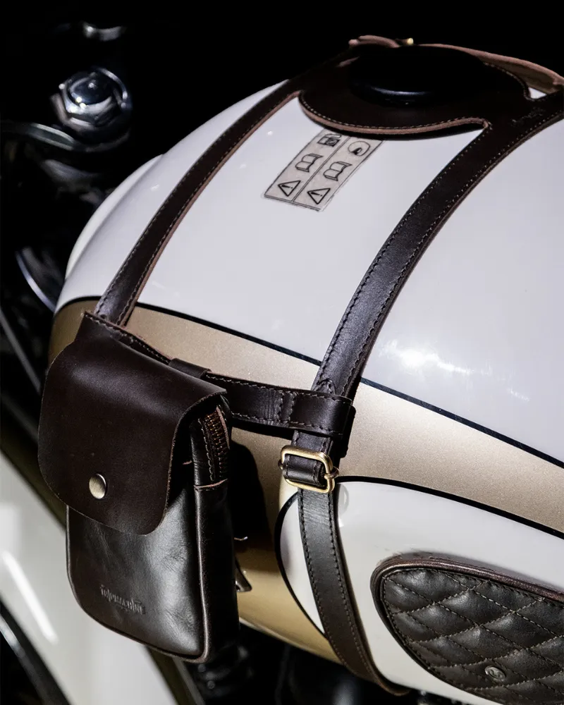tank strap right side fuel inlet