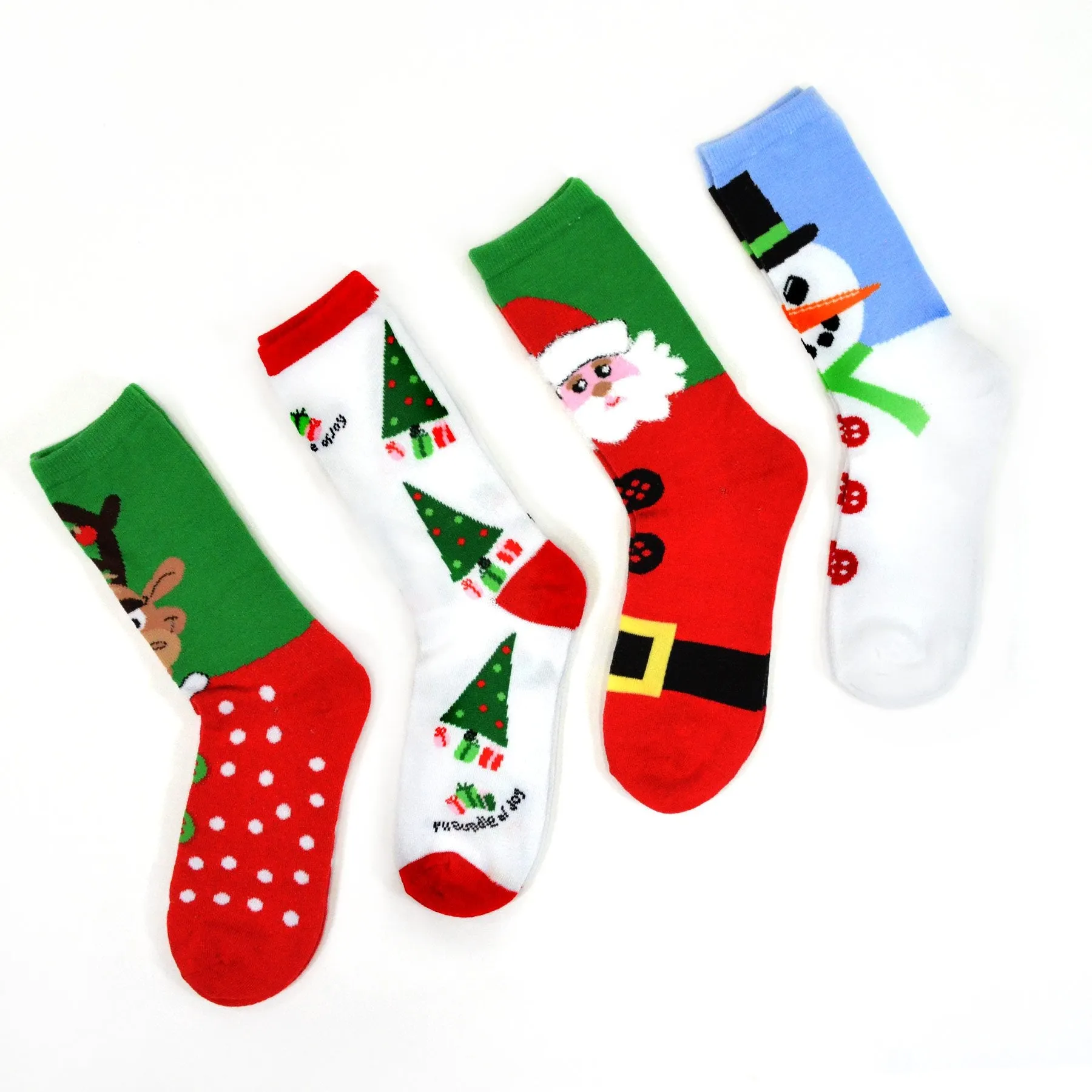 TeeHee Socks Women's Christmas 9-item Variety Gift Box Set A (12227)