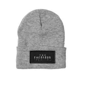The Faceless - Heather Grey Logo Beanie