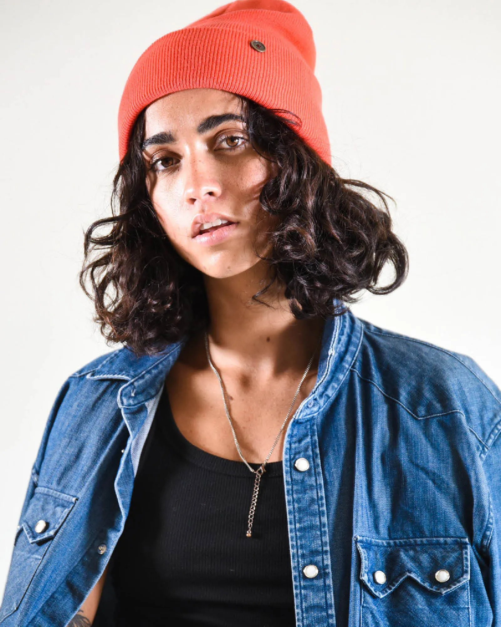 The Lucks  Beanie - Coral