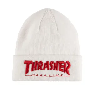 Thrasher - Embroidered Logo Beanie White