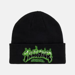 Thrasher Magazine - Airbrush Patch Beanie - Black