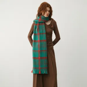 TLQHZZ-114 plaid winter scarf