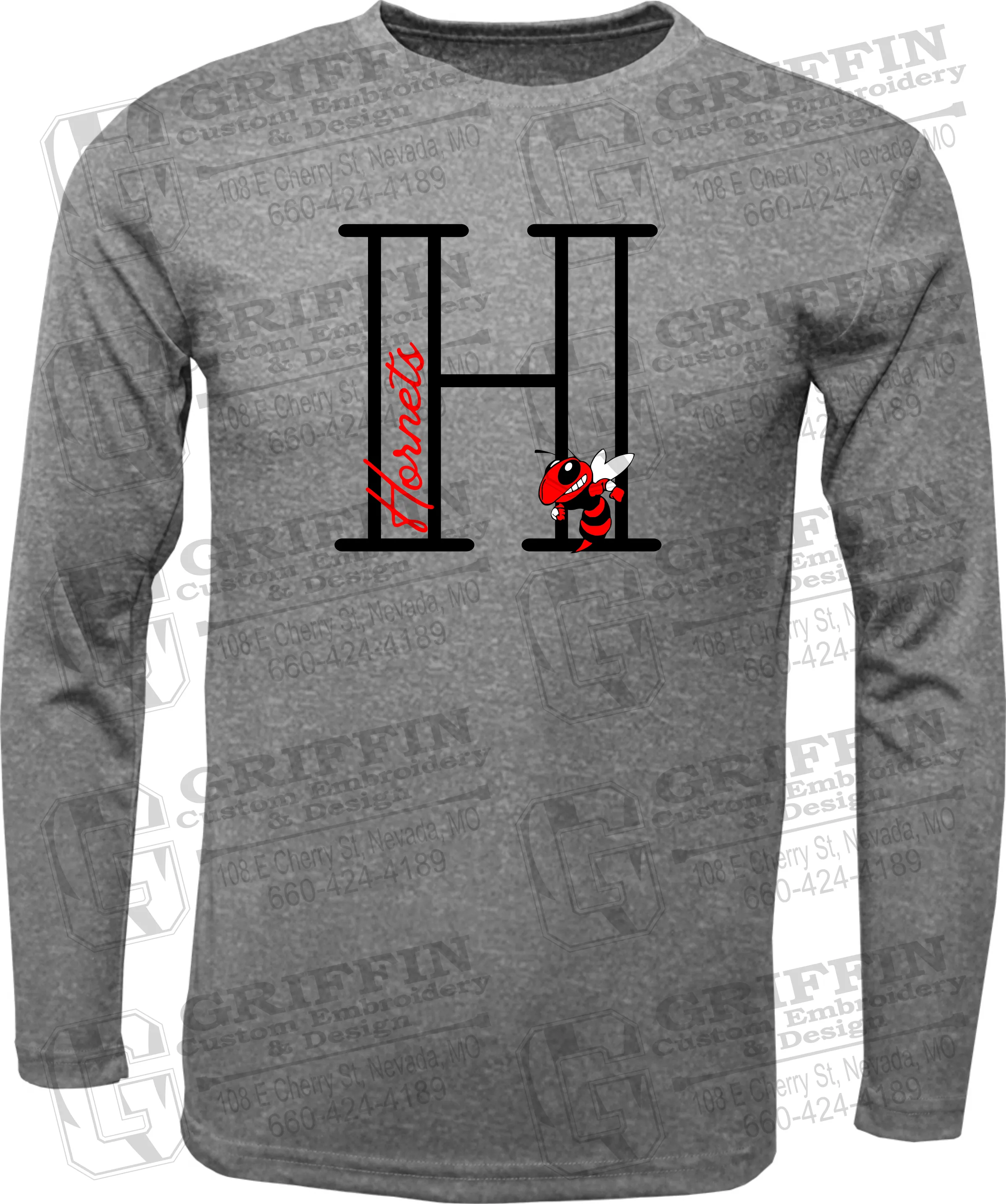 Toddler Dry-Fit Long Sleeve T-Shirt - Hume Hornets 24-A