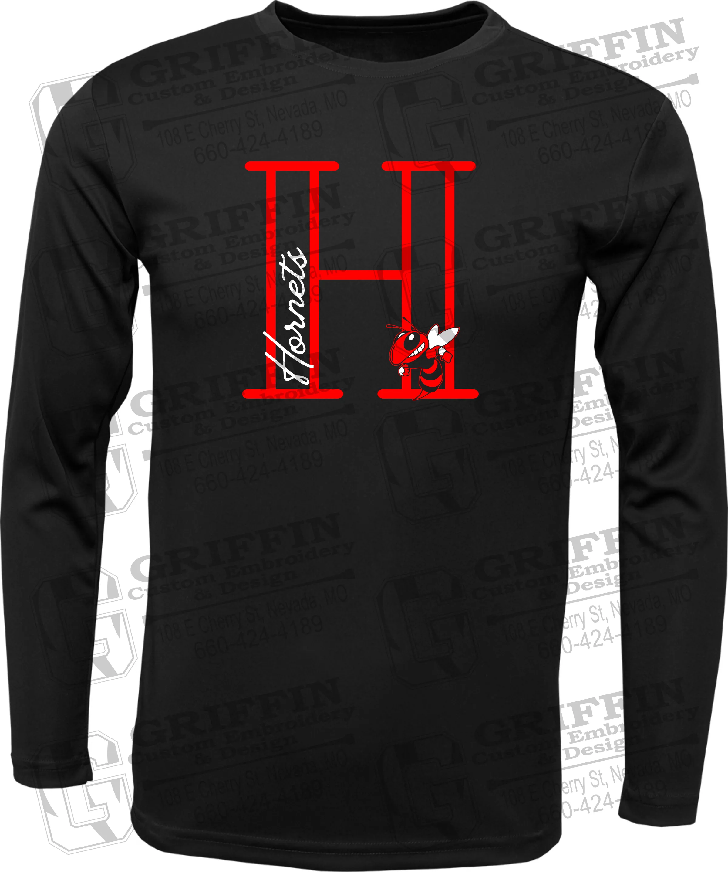 Toddler Dry-Fit Long Sleeve T-Shirt - Hume Hornets 24-A