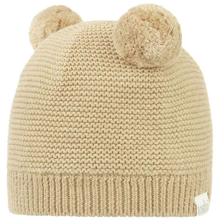 TOSHI - ORGANIC BEANIE SNOWY: DRIFTWOOD