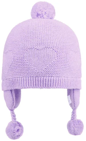 TOSHI - ORGANIC EARMUFF BEANIE HEART AMETHYST