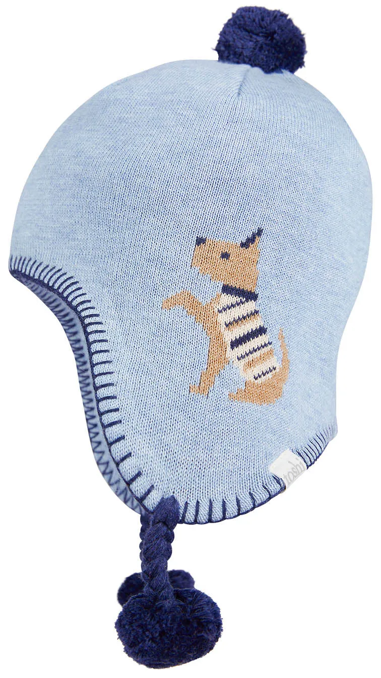 TOSHI - ORGANIC EARMUFF BEANIE LAPDOG